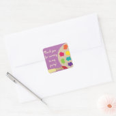 Stickers Palette d'art - violet (Enveloppe)