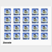 Stickers Pancakes aux bleuets (Feuille)