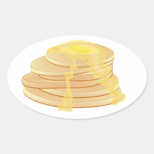 stickers Pancakes - ovales