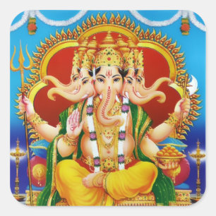 Stickers Panchamukhi Ganesha