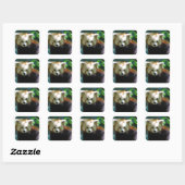 Stickers Panda Rouge adorable (Feuille)