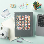 stickers Panda rouge mignonne, pack de valeur 25 S (Couverture iPad)