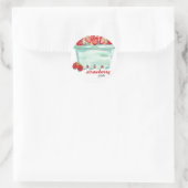 Stickers Panier de fraises (Sac)