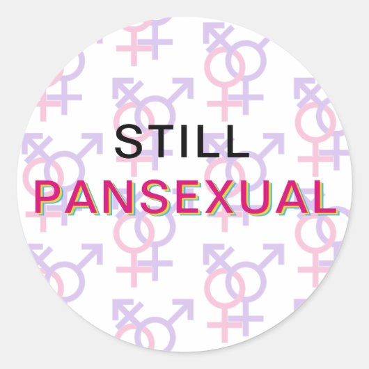 Stickers Pansexual (T&F) (Devant)