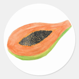 Stickers Papaya Peint !