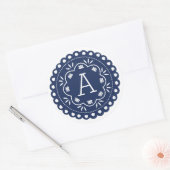 Stickers Papel Picado Monogram - Marine (Enveloppe)
