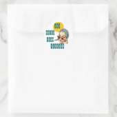 Stickers Papeterie Pour Notes De Voyage Lady Retro (Sac)