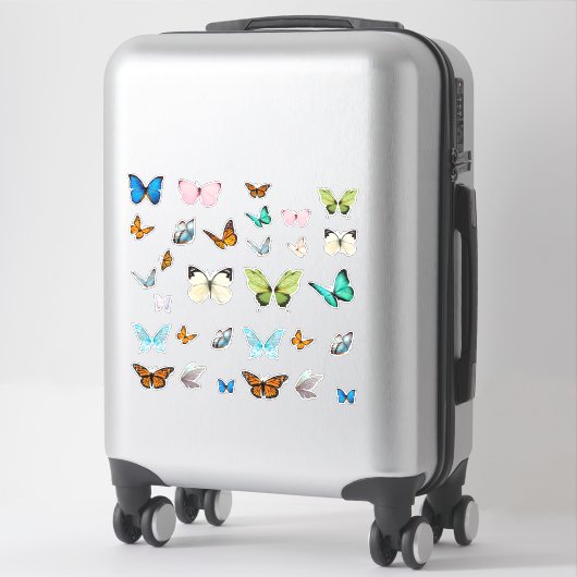 Stickers Papillon (Sur valise)