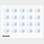 Stickers Papillon bleu (Feuille)