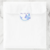 Stickers Papillon bleu (Sac)