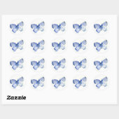 Stickers Papillon bleu (Feuille)