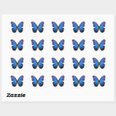 Stickers Papillon bleu (Feuille)