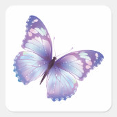 Stickers Papillon bleu et violet (Devant)