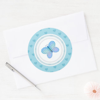 Stickers Papillon Et Coeur