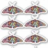 Stickers Papillon feuille de six (Devant)