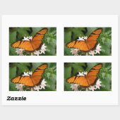 Stickers Papillon Julia orange (Feuille)