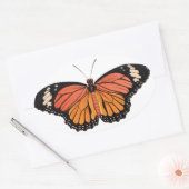 Stickers papillon Monarque (Enveloppe)