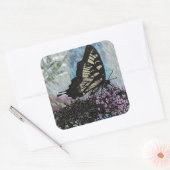 Stickers Papillon Monarque Jaune (Enveloppe)