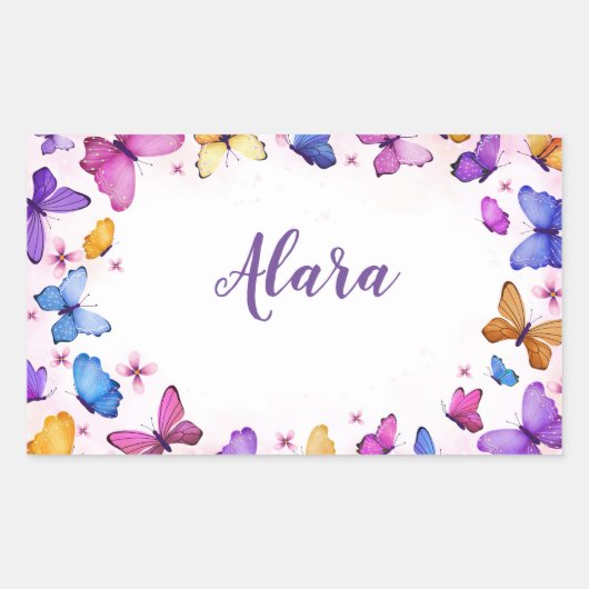 Stickers Papillon mou (Devant)