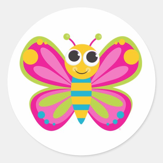 Stickers Papillon mou (Devant)