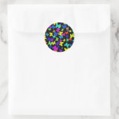Stickers Papillon noir (Sac)