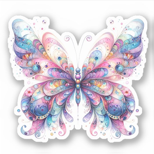 Stickers Papillon Pastel (Devant)