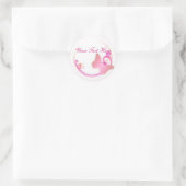 Stickers Papillon rose violet (Sac)