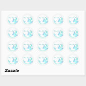 Stickers Papillon rouge (Feuille)
