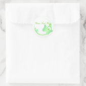 Stickers Papillon vert (Sac)