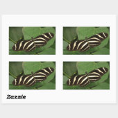 Stickers Papillon Zebra Longwing (Feuille)