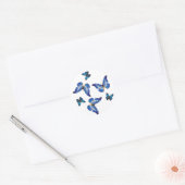 Stickers Papillons Morpho Bleu (Enveloppe)