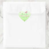 Stickers Papillons rose et vert (Sac)