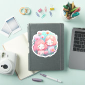 stickers para el dia del amigo - Chicas (iPad Cover)