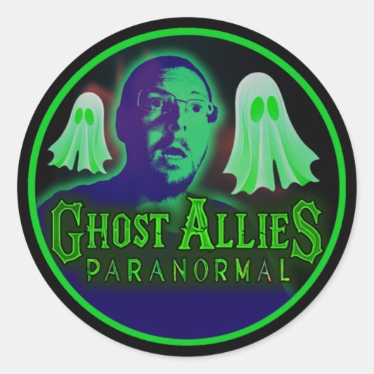 Stickers Paranormal Alliés fantômes NOUVEAU LOGO G (Devant)