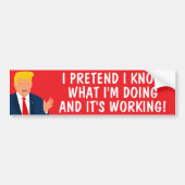 Stickers pare-chocs anti-Trump (Devant)