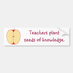 Stickers pare-chocs Apple Seeds of Knowledge