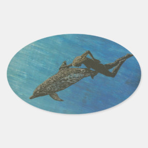 stickers pare-chocs Bubblepacific, dauphins nagean