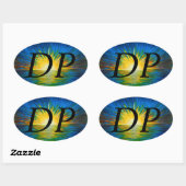 stickers pare-chocs Bubblepacific, réflexion d'eau (Feuille)