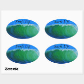 stickers pare-chocs Bubblepacific, surfs UP (Feuille)
