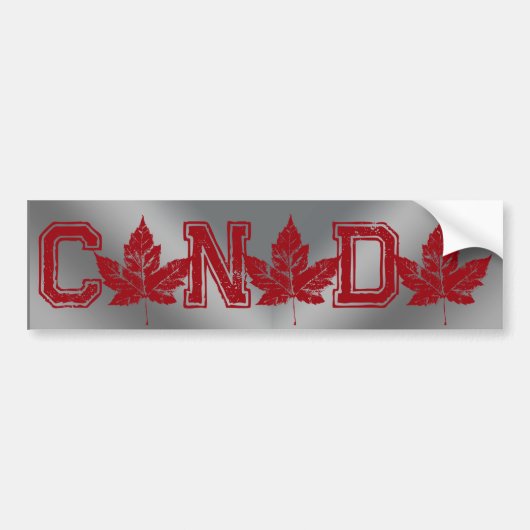 Stickers pare-chocs Canada Personnalisé Souvenir d (Devant)