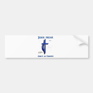stickers pare-chocs chrétiens Jésus freak
