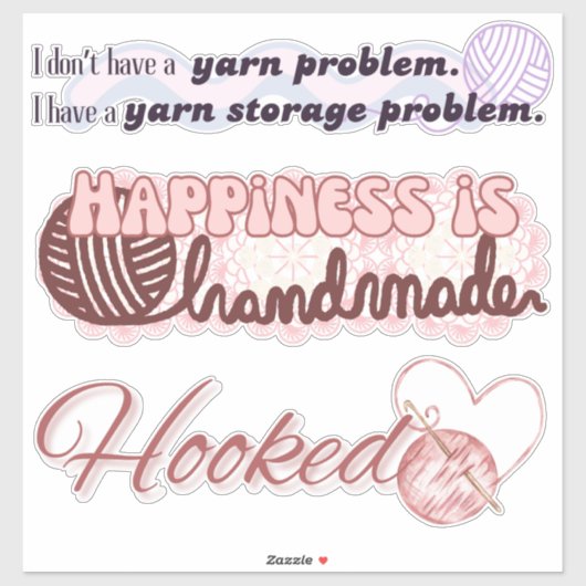 Stickers pare-chocs Crochet (Feuille)