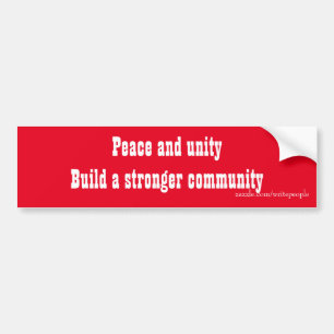 stickers pare-chocs de paix