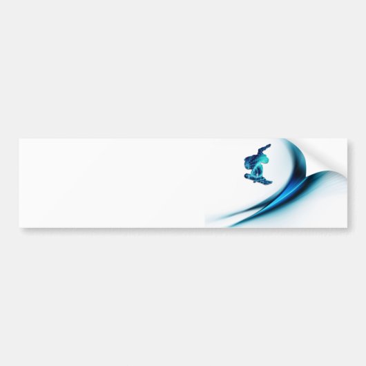 Stickers pare-chocs Design Snowboard (Devant)