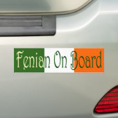 Stickers pare-chocs Fenian à bord (En voiture)