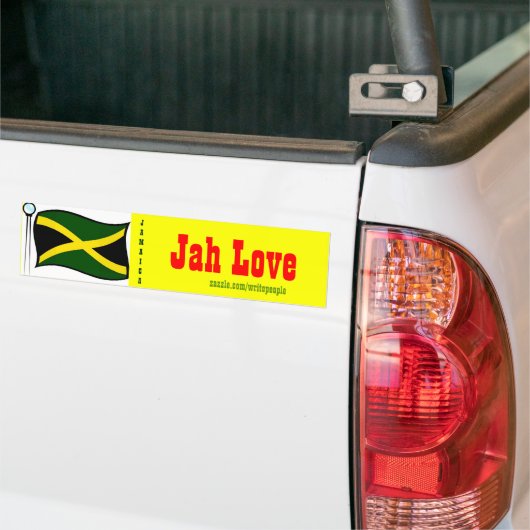 stickers pare-chocs jamaïcains en direct (Sur camion)