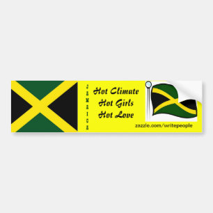 stickers pare-chocs jamaïcains filles chaudes