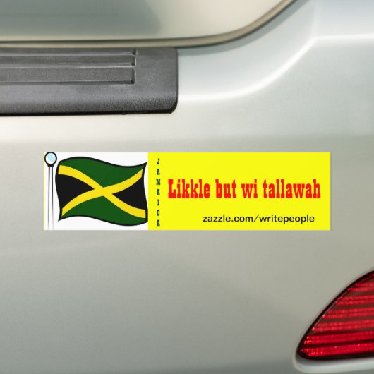 stickers pare-chocs jamaïcains ressemblant mais wi (En voiture)