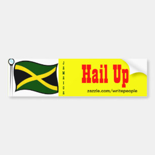 stickers pare-chocs jamaïcains se hail up