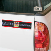 Stickers pare-chocs LA Art2 (Sur camion)
